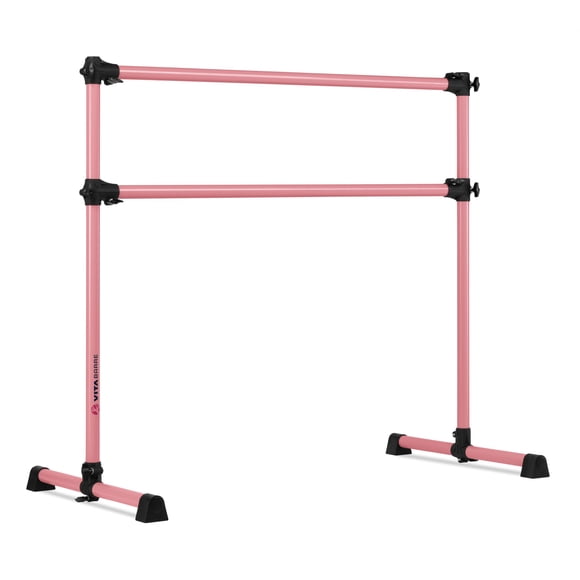 Barra de ballet Vita Vibe 2,4 m rosa claro ajustable