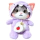 thumbnail image 2 of Gato Animal De Peluche Juguetes De Peluche Suave Gato Muñeca Campana Juguetes Para Sofá Lila, 2 of 5