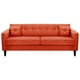 thumbnail image 1 of Sofa New Retro 3CG Felpa 00 Naranja, 1 of 6