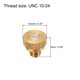 thumbnail image 2 of Uxcell 10/24 UNC 0.2mm Diámetro de Orificio Boquilla de Nebulización de Latón para Exterior Paquete de 10, 2 of 5