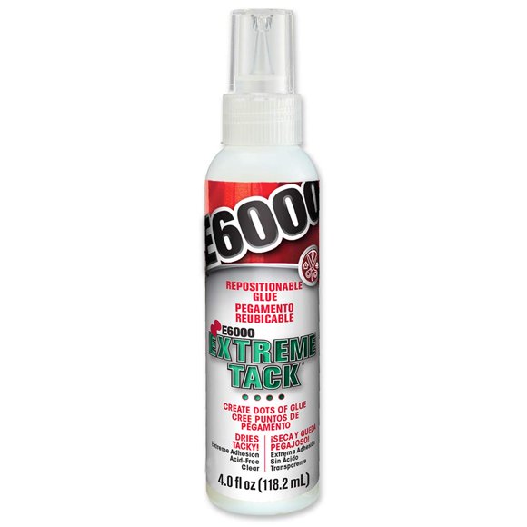Adhesivo E6000 Extreme Tack botella de 118 ml