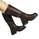 thumbnail image 2 of Bota Plataforma Biker 18 Yassne Marron, 2 of 4