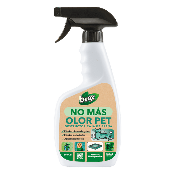 Destructor No Mas Olor Caja De Arena Gatos Beox 500ml