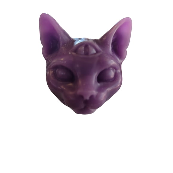 Vela Morada Gato Tercer Ojo
