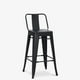 thumbnail image 2 of Taburete medio 66 Tolix Asiento metal c/resp Negro, 2 of 5