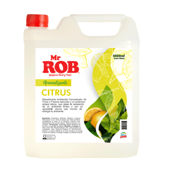 Aromatizante concentrado Citrus MR ROB 5 Lt
