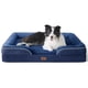 thumbnail image 1 of Cama ortopédica para perros grandes, impermeable, azul marino, 1 of 8