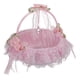 thumbnail image 2 of Cesta de Boda Accesorio para Flores Cesta para Niña Cesta Tradicional de Poliéster con Lazo Romántico para Flores Adecuada para Ceremonias Celebracion Rosado, 2 of 5