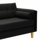 thumbnail image 4 of Sofa Retro 3c Felpa 04 Negro, 4 of 6
