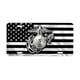 thumbnail image 1 of Placa de matrícula Airstrike 15 cm x 30 cm USMC Bandera negra, 1 of 9
