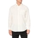 thumbnail image 1 of Camisa de lino GAP para hombre, manga larga, corte estándar, color blanco roto, talla S, 1 of 3