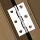 thumbnail image 5 of Bisagra plegable de metal de 8 piezas, pequeña y gruesa, para puerta de armario, color plateado, 5 of 5
