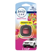 Ambientador Para Coche Febreze Vent Clip Island Fresh Scent