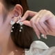 thumbnail image 2 of Stylish Heart-Shaped Tassel Earrings with Full Zircon for Women and Girls - Add a Touch of Personality to Your Look, 2 of 4