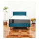 thumbnail image 1 of Cama Europea Zen Best 1.5 Plaza Colchon Resortes Base Dividida + Respaldo Tela Azul, 1 of 7