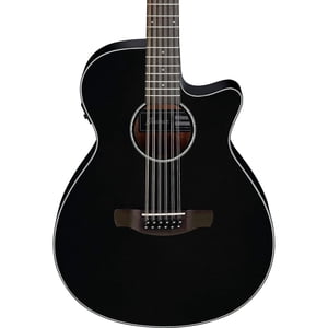 Guitarra Acústica-Eléctrica Ibanez Aeg5012 12 Cuerdas Negra
