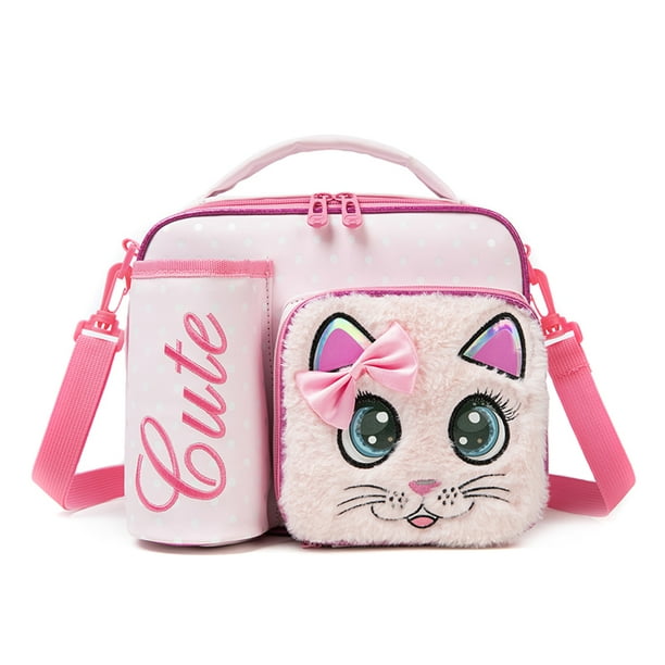 Cartoon Pattern Cooler Lunch Box Fresh Portable Insulated Oxford Lunch Bag Thermal Food Picnic Lunch Tote Bags For Girls Kids