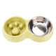 thumbnail image 1 of Plato Comida agua Mascotas Anti-ansiedad Perro Gato Verde, 1 of 3