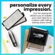 thumbnail image 3 of Kit de sello de goma ExcelMark A2359-DIY autoinker negro, 3 of 7