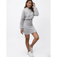 thumbnail image 1 of Vestido de Invierno Gris con Capucha, 1 of 2