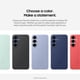 thumbnail image 3 of Funda protectora de silicona para Samsung Galaxy S25, azul, 3 of 6