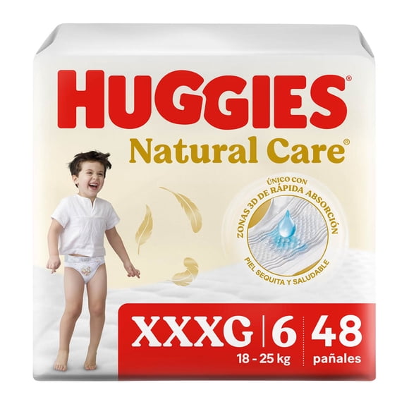 Pañales Natural Care 6XXXG