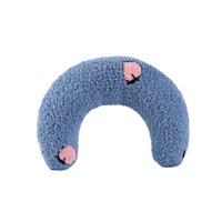 Magideal - Almohada Para El Cuello Para Mascotas, Cojín De Entrenamiento Para Abrazar, Juguetes Interactivos Cómodos, Juguete Para Masticar, Almohada Para Dormir Azul