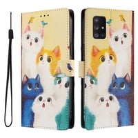 Foxdock Funda Tipo Cartera Para Samsung Galaxy A71 5G Con Soporte Y Correa – Diseño De Patrones Lindos
