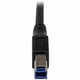 thumbnail image 2 of Cable USB StarTech.com de 1 m con ángulo recto USB 3.0 negro, 2 of 5