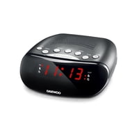 Radio Despertador Recargable 2Banda Am/Fm Negro Daewoo Di-A1