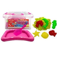 Movi - Arena Mágica Maleta De 2 Kilos C/Accesorios Rosado