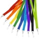 thumbnail image 5 of Lanyards WEZEBEL naranjas con cierre de seguridad, paquete de 24 para gafetes de identificación, 5 of 5
