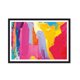 thumbnail image 1 of Cuadro Pinceladas De Multicolor con Marco Negro, 1 of 1