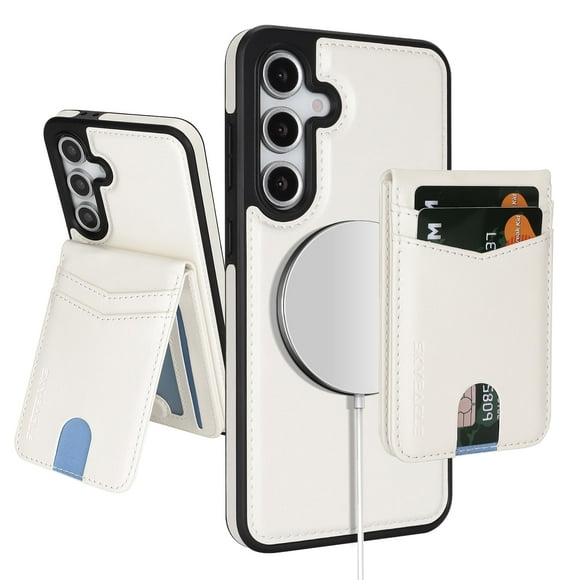 Funda Tipo Cartera SkyEagle Galaxy S25 6.2 Blanca