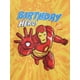 thumbnail image 3 of Camiseta Marvel Iron Man Birthday Boy de manga corta para niños de 8 a 9 años, 3 of 7