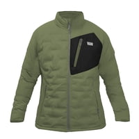 Hardwork - Parka Insulada Hw Explorer Sin Gorro Mujer Verde Musgo