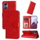 thumbnail image 1 of Funda tipo cartera FOXDOCK para OPPO Reno 7Z , diseño girasol en relieve, cuero PU, cierre magnético, soporte y tarjetero, 1 of 5