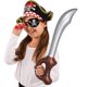 thumbnail image 2 of Set de sombreros de fiesta Funny Pirate, 48 unidades, para niños, con parches y espadas, 2 of 9