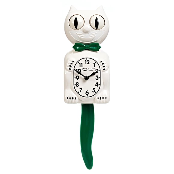 Reloj Kit Cat Klock Edición Limitada Candy Cane Green 39 cm