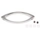 thumbnail image 3 of Tirador de puerta de cristal de aleación de zinc para baño Accesorio de baño 145mm B, 3 of 5