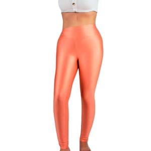 Likeshop - Calza Lycra Deportiva Mujer Tiro Alto Dupont Alto Brillo 548