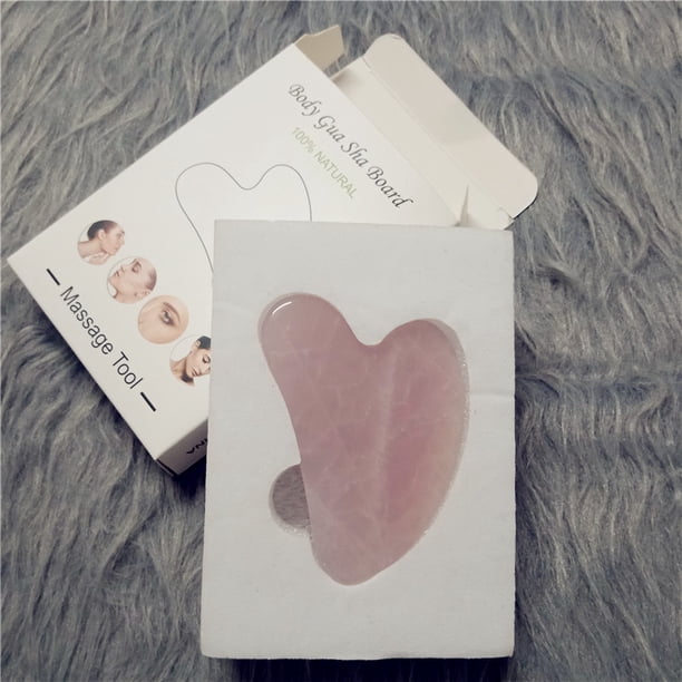 Natural Jade Scraper Gua Sha Board Massage Rose Quartz Jade Guasha Stone For Face Neck Skin Lifting Beauty Health Massage Tools