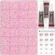 thumbnail image 1 of Strass Worthofbest 35.000 piezas rosa de respaldo plano, 1 of 7
