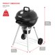 thumbnail image 5 of Parrilla de carbón Nexgrill 22,5" esmaltada con termómetro, 5 of 5