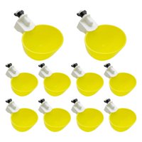 Magideal - 10 Uds Bebederos Automáticos Para Pollos, De Alimentación, Vasos De Riego De Plástico Para Pájaros, Aves De Corral, Gansos, Codornices,