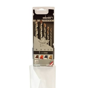 Set Brocas Muro/Metal/Madera Tm9 9U. Marca Alpen