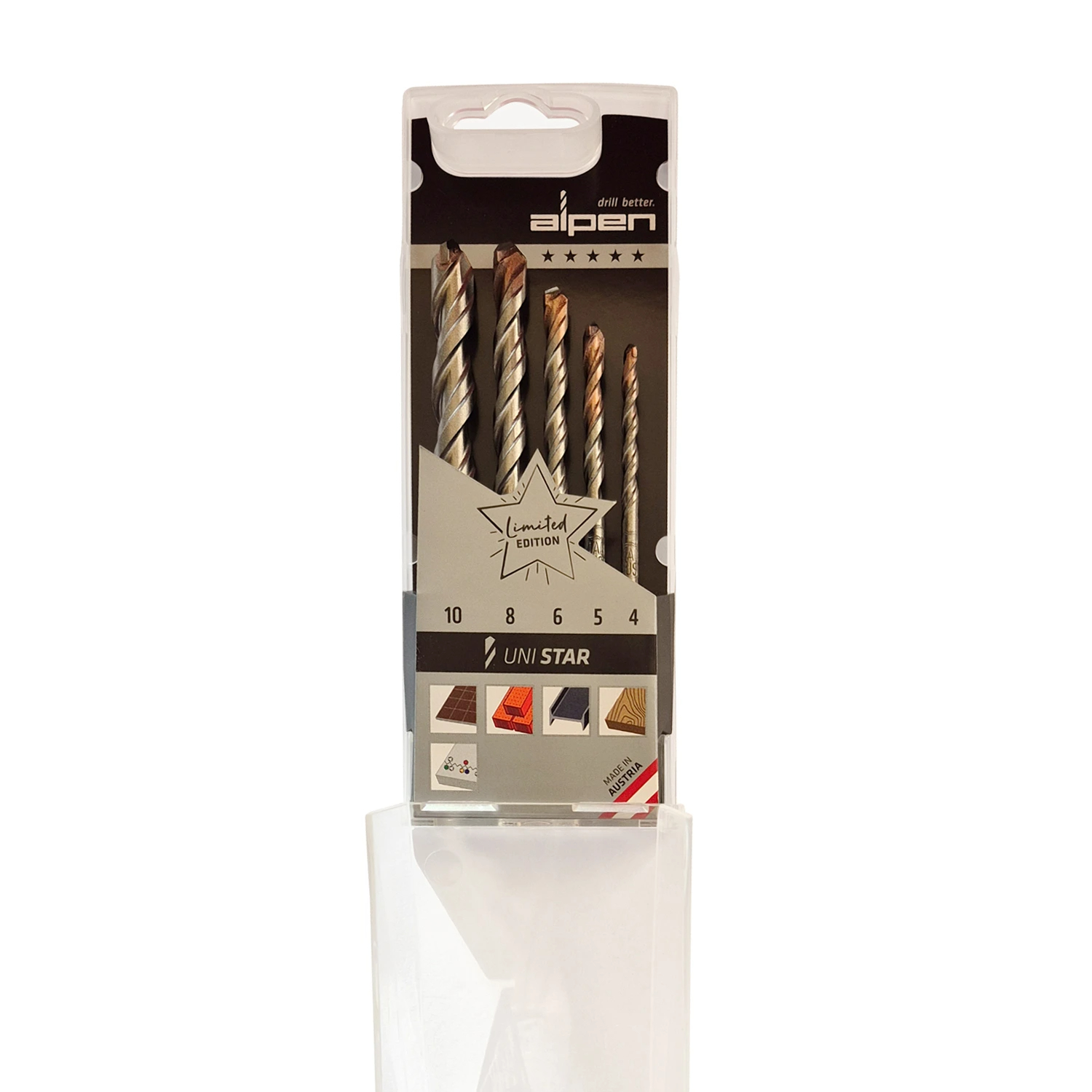 Set Brocas Muro/Metal/Madera Tm9 9U. Marca Alpen