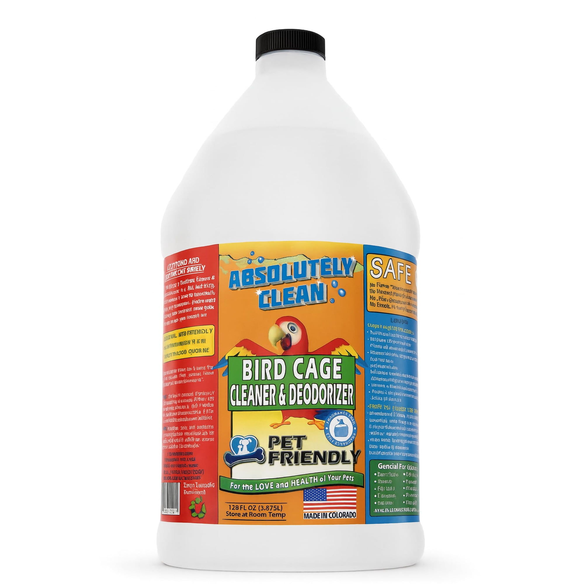 Limpiador de Jaulas para Aves Absolutely Clean 3,8 L Sin Fragancia