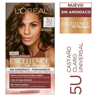 Tintura Excellence Sin Amoniaco 5U Castaño Claro Universal