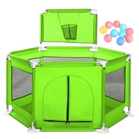 Joga - Corral Con Aro De Bastquet Verde Pistacho